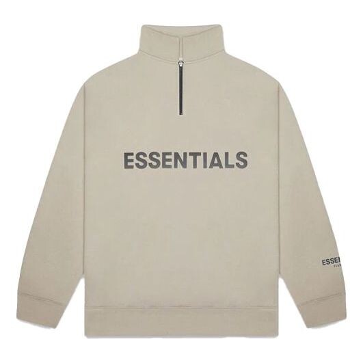 

Свитер fw20 half zip sweatshirt 'olive' Fear Of God Essentials, зеленый