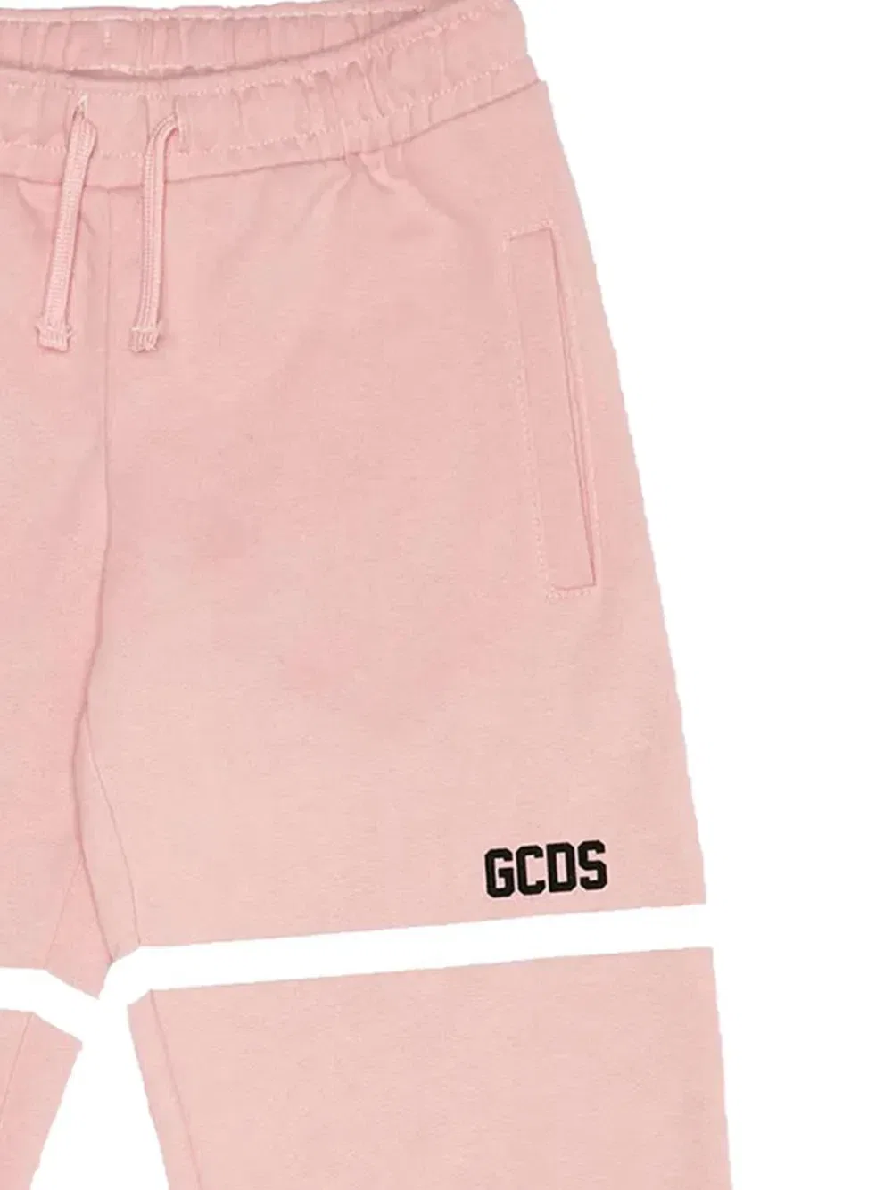 Спортивные брюки с логотипом Gcds Kids, розовый — фото 2