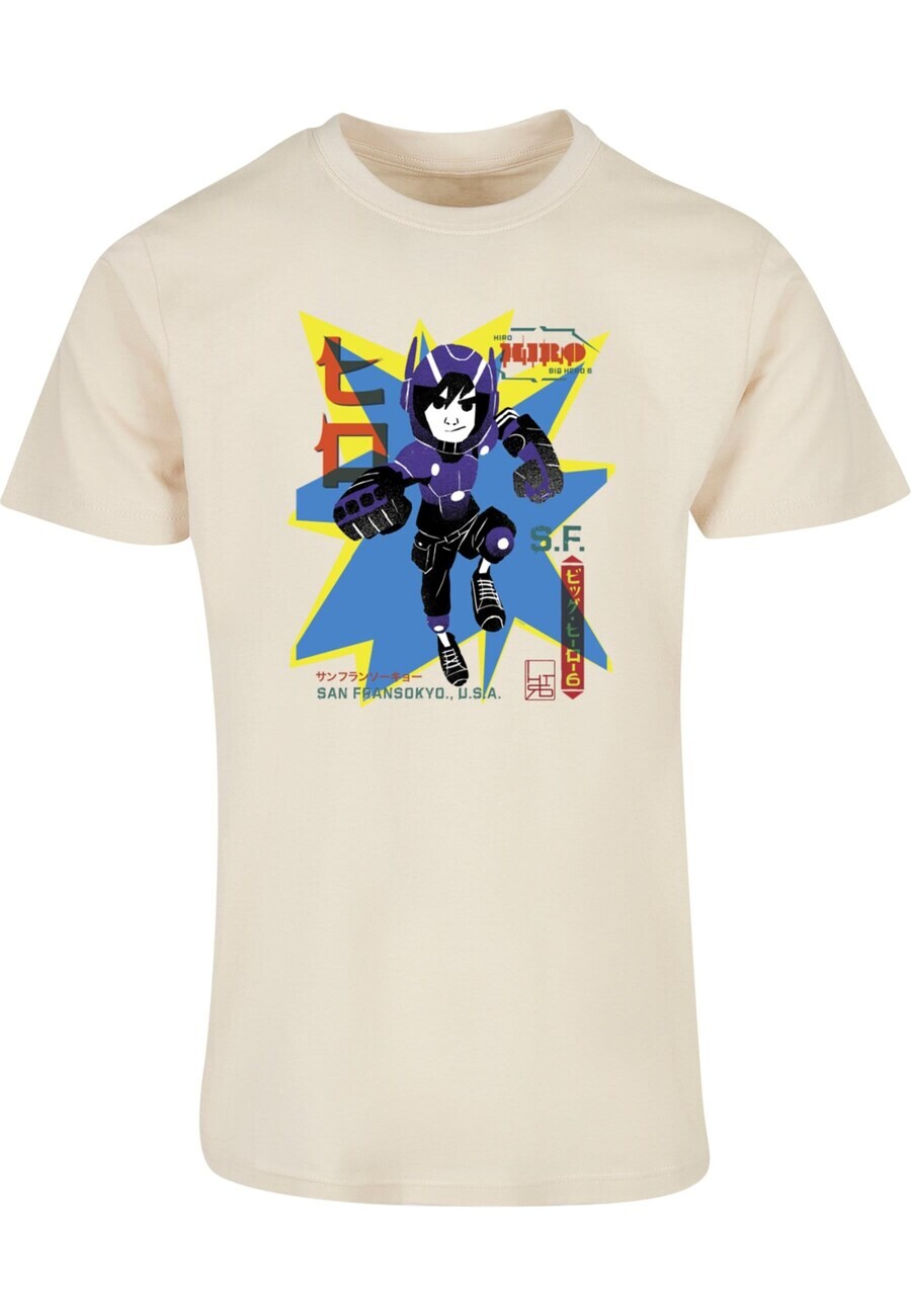 

Классическая футболка ABSOLUTE CULT Shirt Big Hero 6 - Hiro Manga, песочный