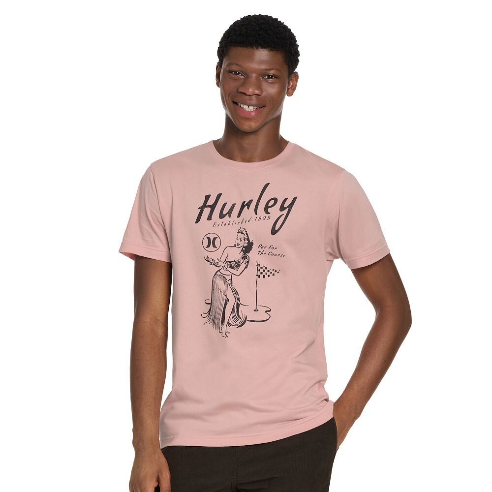 

Мужская футболка с рисунком Hurley Breeze, цвет Beach Clay