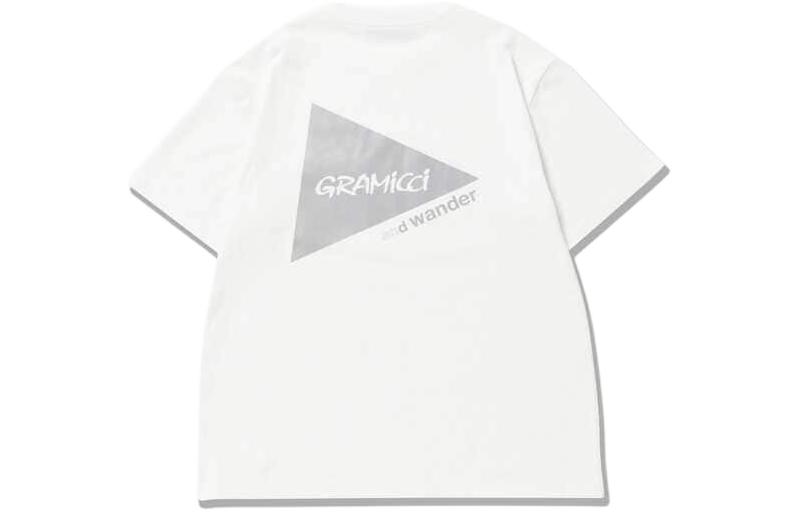 

And Wander Футболка x Gramicci SS24 унисекс белая