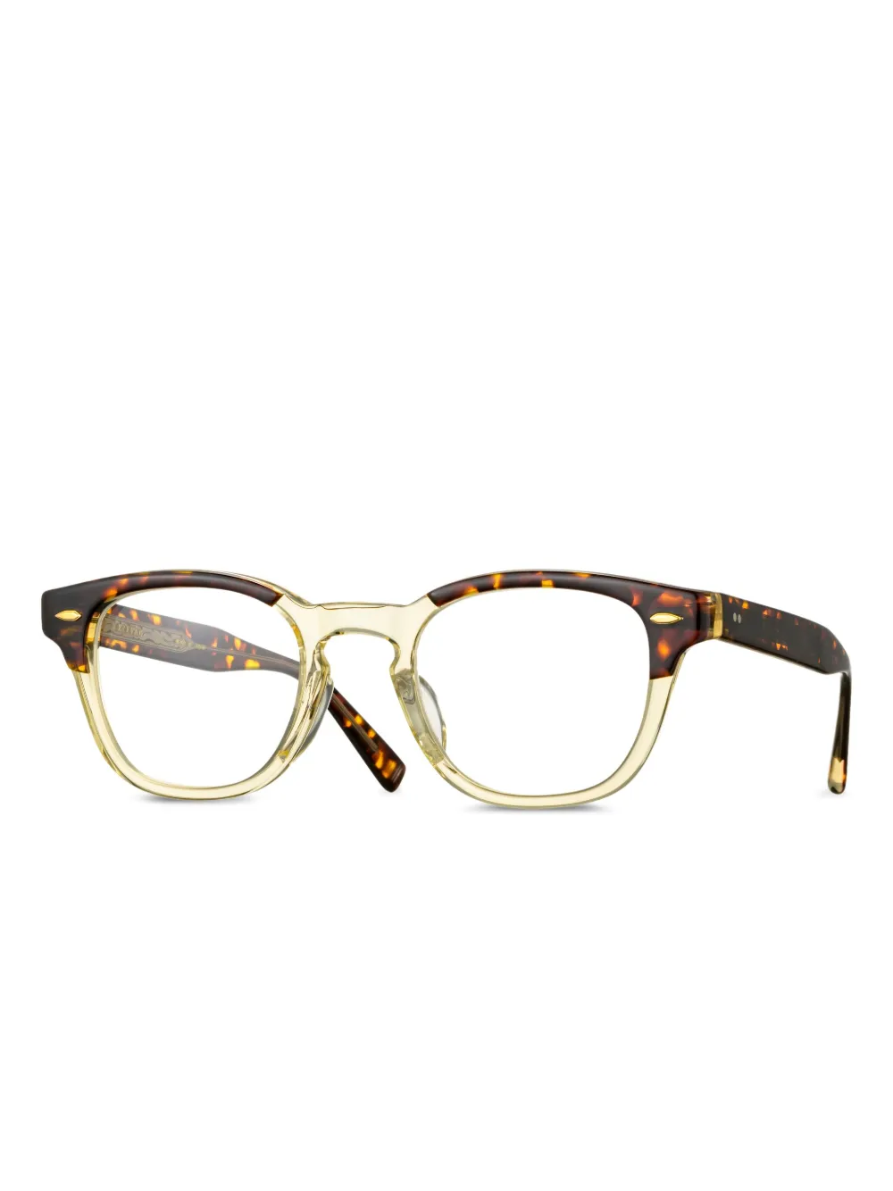 

Солнцезащитные очки в оправе черепаховой расцветки Eyevan Inc., коричневый