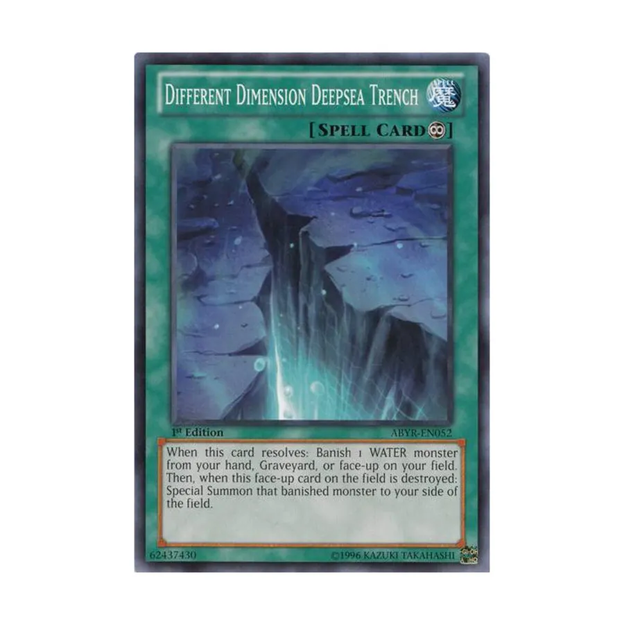

CCG Глубоководная траншея разных размеров (Общая), Yu-Gi-Oh - Abyss Rising - Singles