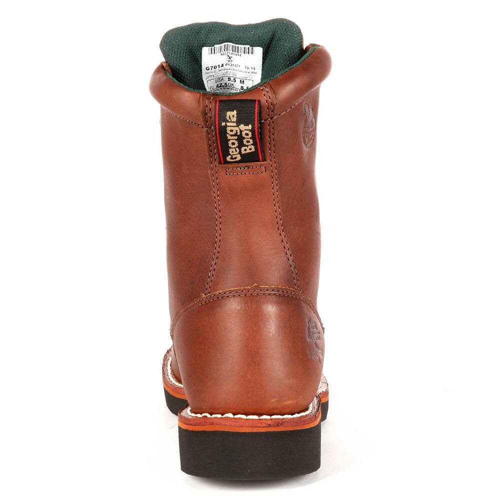 Мужские рабочие ботинки Georgia Boots Farm & Ranch Lacer 8, цвет Barracuda Walnut — фото 3