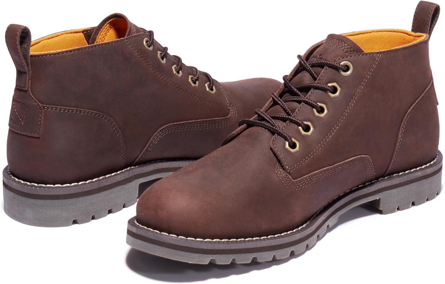 Timberland мужские водонепроницаемые чукка-ботинки Redwood Falls, Dark Brown Full-Grain — фото 3