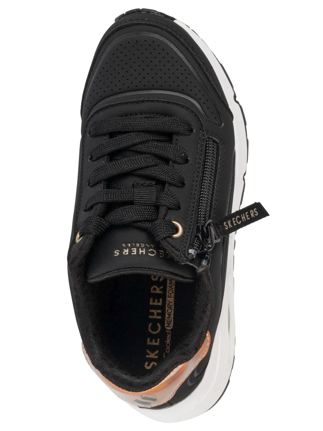 Кроссовки 'Skechers Uno Gen1 - Zip And Stride' Skechers, Black — фото 4
