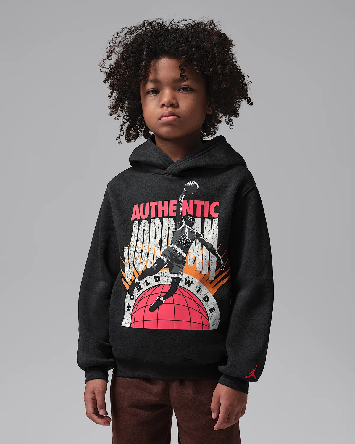 Детская худи Jordan Authentic Jordan Pullover Hoodie, Off Noir