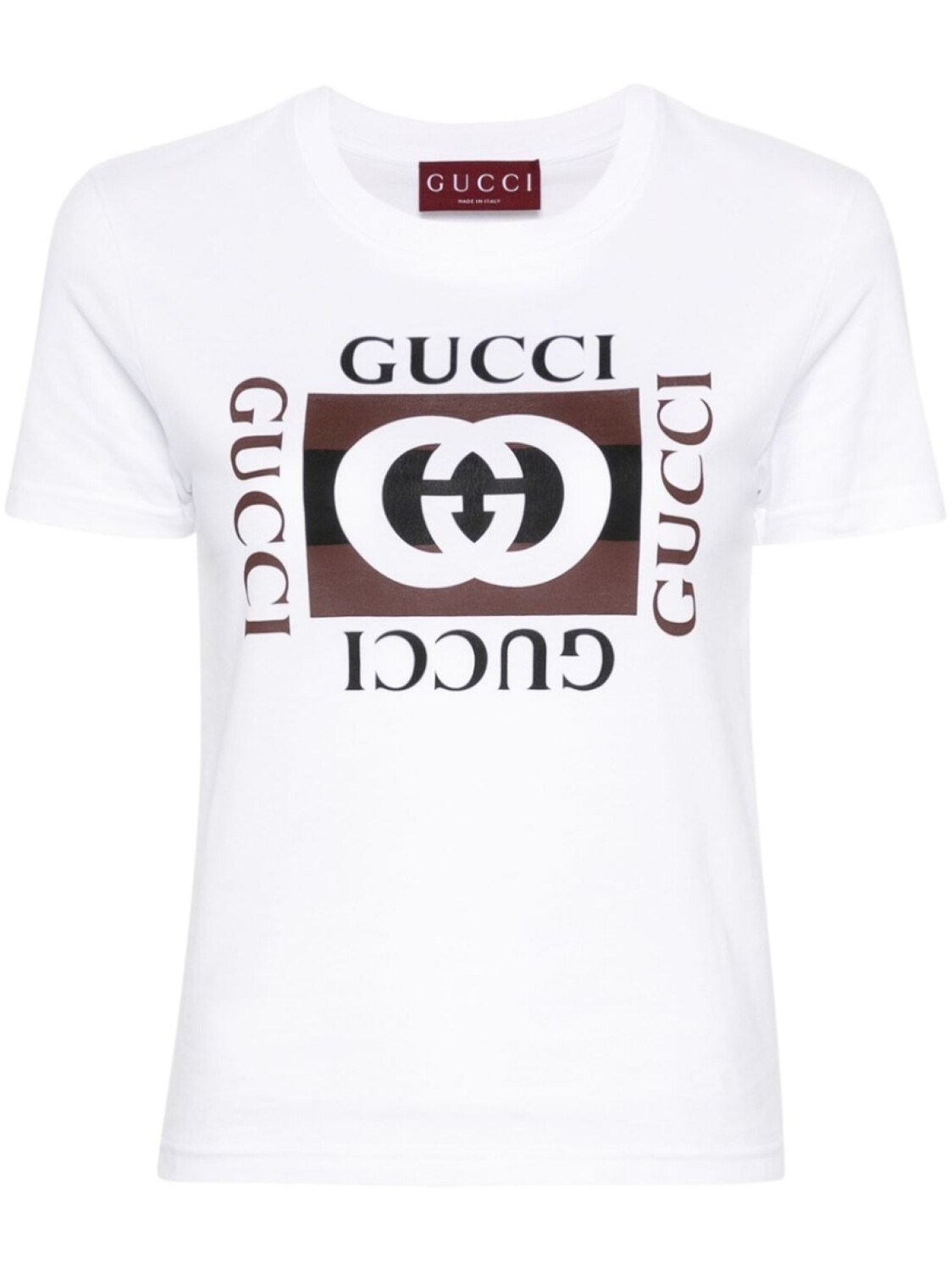 

Gucci футболка с логотипом, белый
