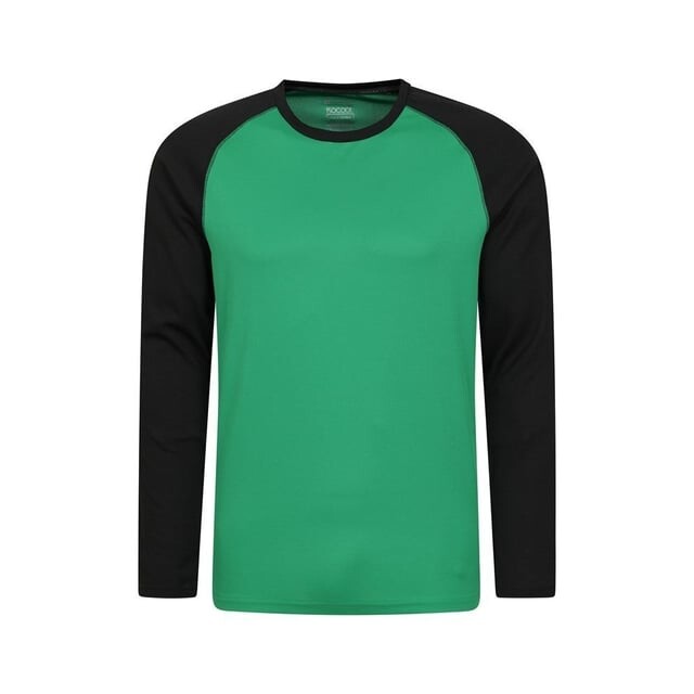 

Мужская футболка с длинным рукавом для выносливости Mountain Warehouse, зеленый
