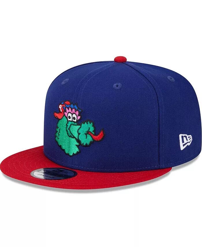 

Мужская темно-синяя кепка Snapback Philadelphia Phillies 2024 Batting Practice 9FIFTY New Era, синий