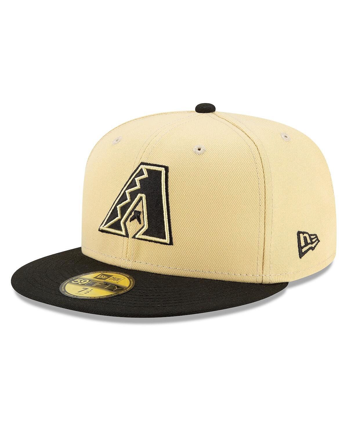 

Мужская золотисто-черная приталенная шляпа Arizona Diamondbacks City Connect 59FIFTY New Era