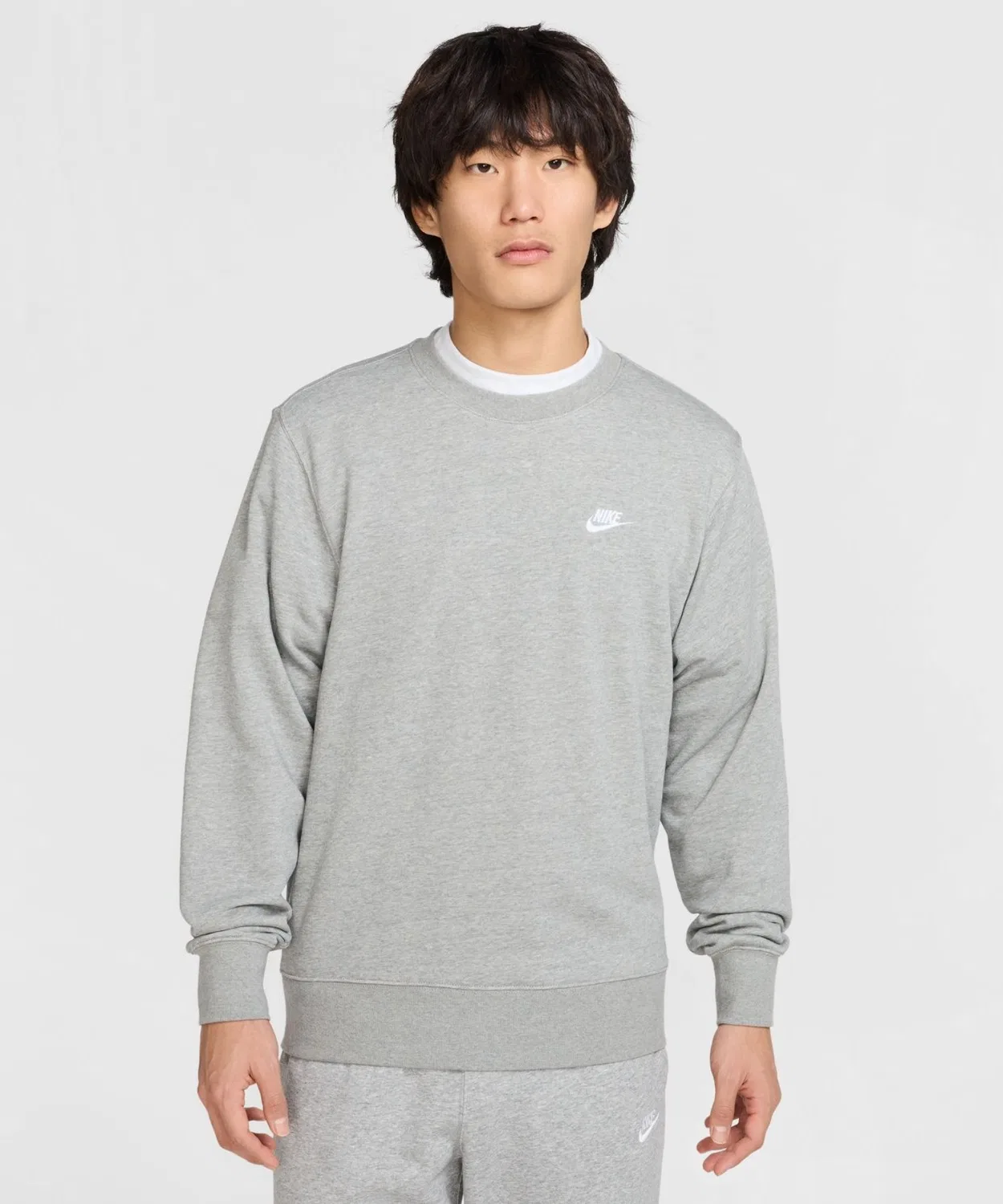 Свитшот Nike Club флисовый серый