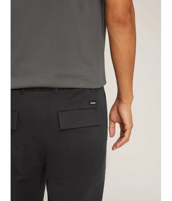 Брюки Tapered fit Calvin Klein, черный — фото 4