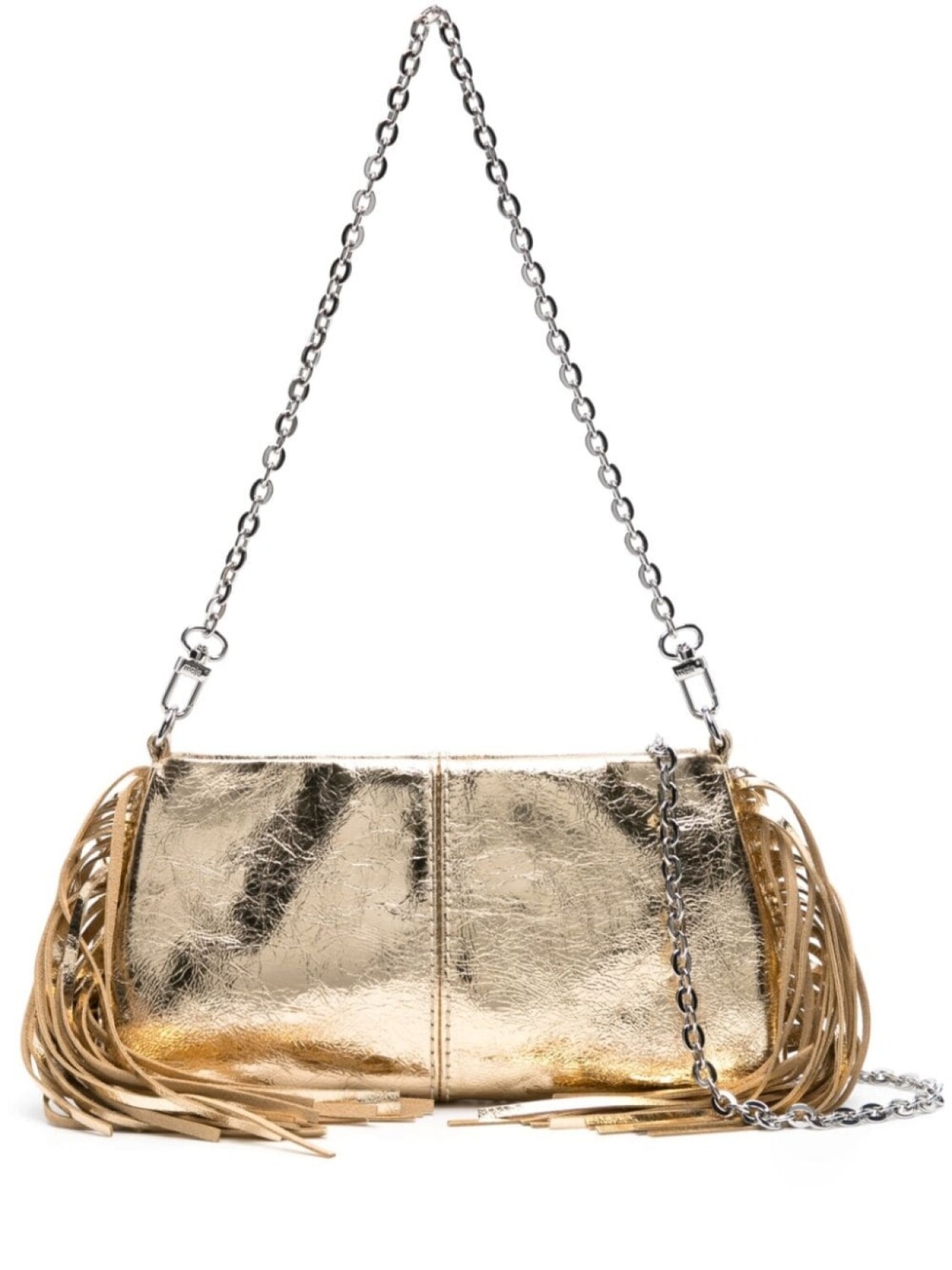 

Maje сумка на плечо с эффектом металлик, золотой