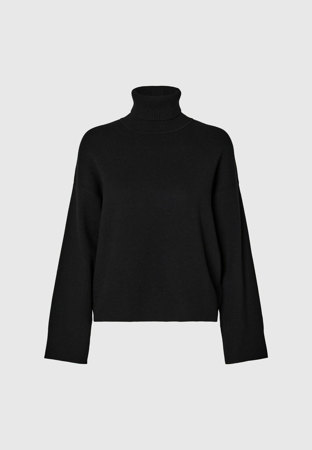 

Джемпер SLFKAMMA ROLL NECK Selected Femme, черный