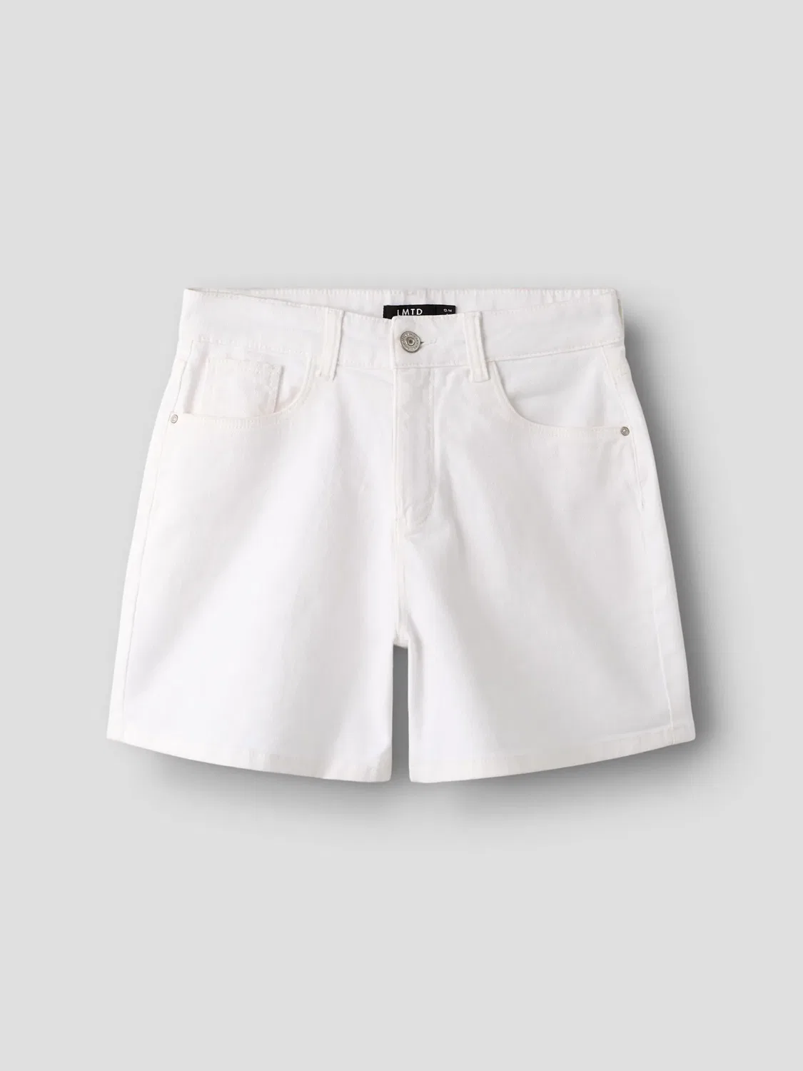 Шорты из твила Name it, bright white — фото 3