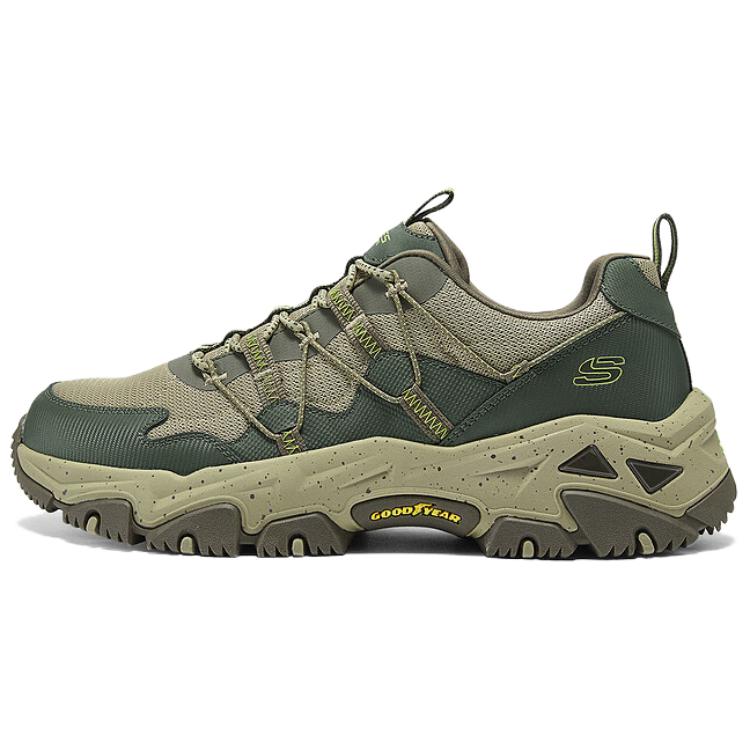 

Skechers Низкие треккинговые кроссовки OUTDOOR с прочным креплением, мужские, оливково-коричневые
