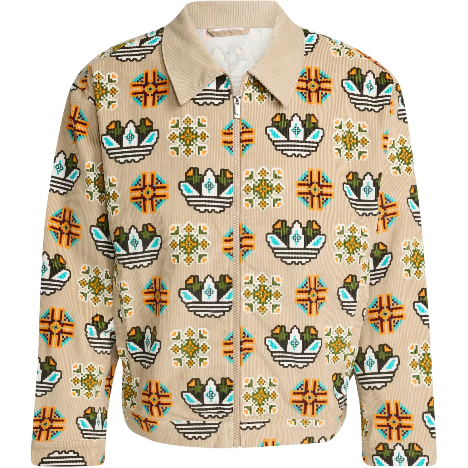 Куртка мужская с принтом логотипа Adidas Originals, хаки