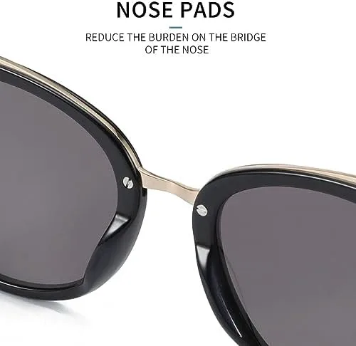 

Солнцезащитные очки для женщин с покрытием, черные и серые линзы, защитные очки для активного отдыха, очки для вождения, защита от УФ-излучения UV400 MTZJH, 001 Bk