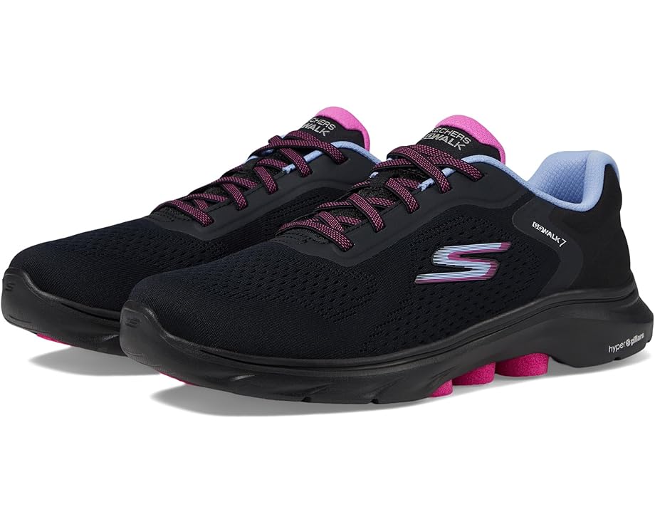 

Кроссовки SKECHERS Performance Go Walk 7 - Cosmic Waves Athletic Walking Sneaker, черный/мульти