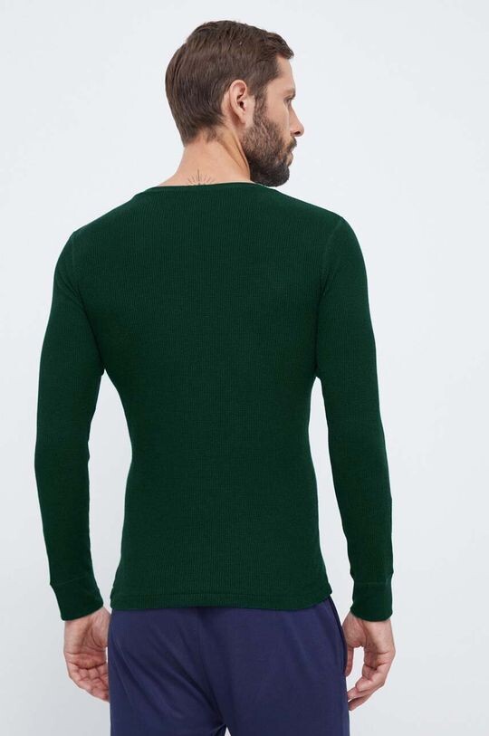 Пижама с длинными рукавами Polo Ralph Lauren, зеленый — фото 3