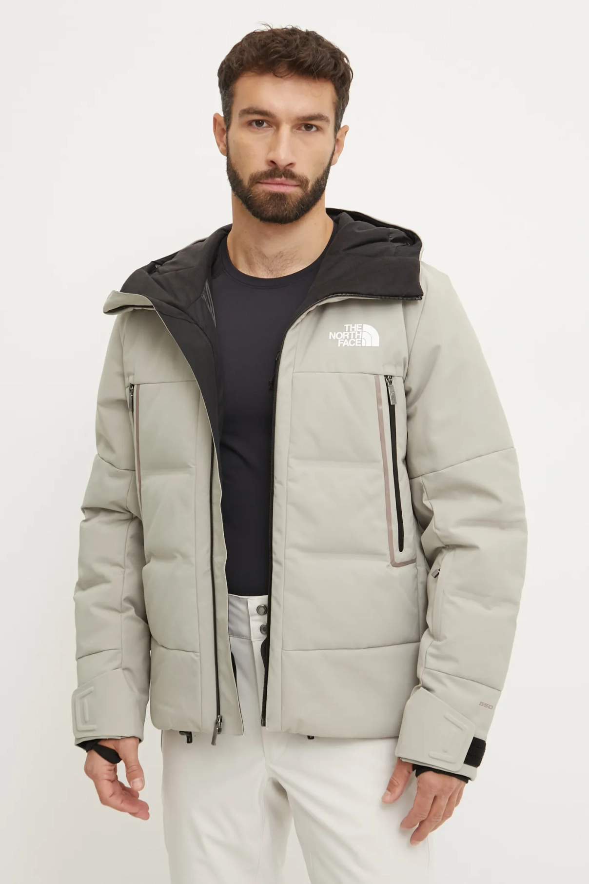 

Цирковой пуховик The North Face, бежевый