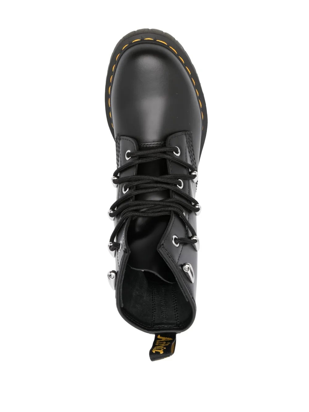 Мужские ботинки Dr. Martens 1460 Danuibo кожаные с заклепками, черный — фото 4