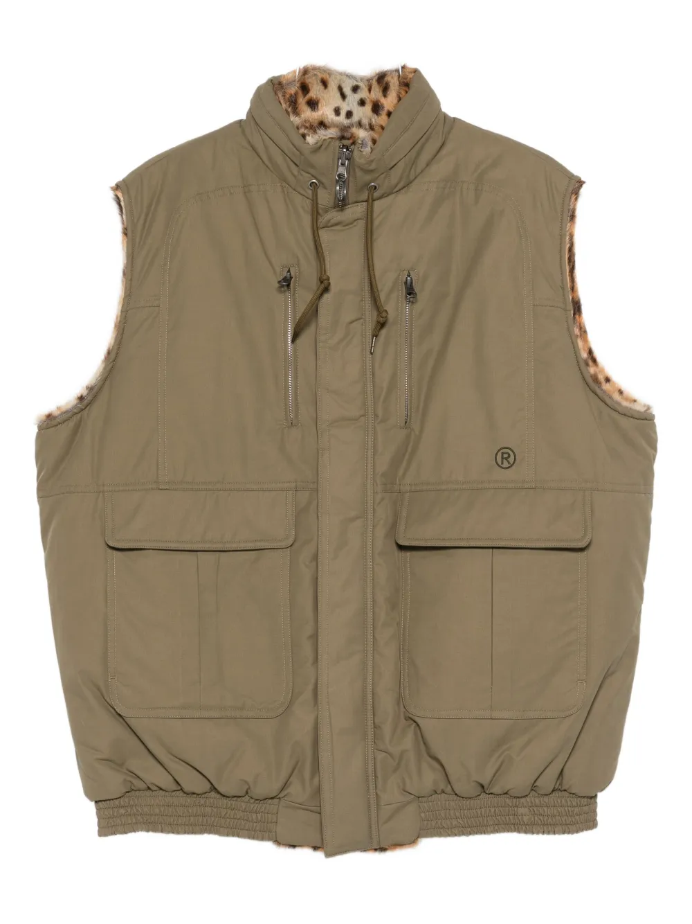 

Двусторонний жилет из искусственного меха Martine Rose, зеленый