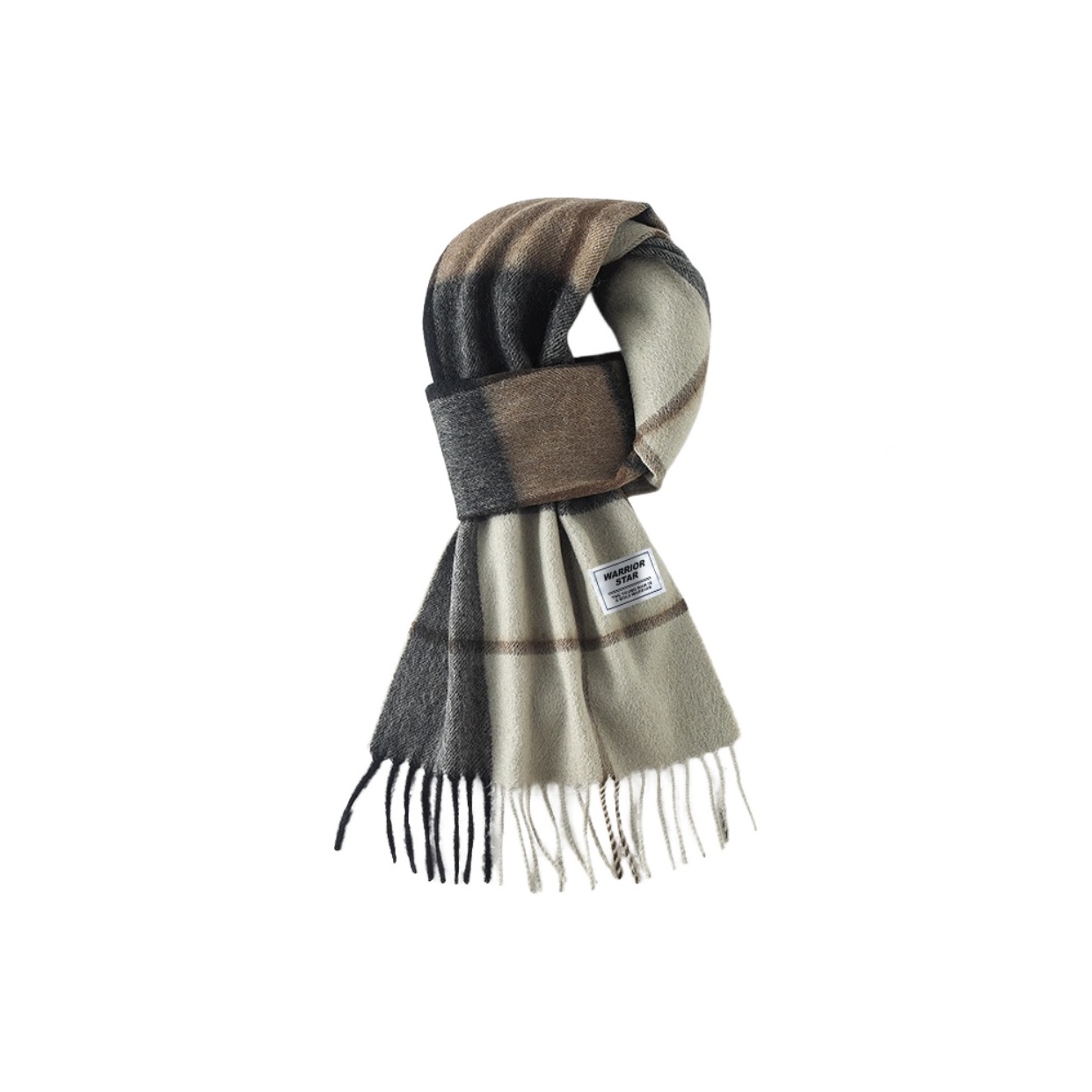 

Шарф из овечьей шерсти Unisex WARRIOR, черный