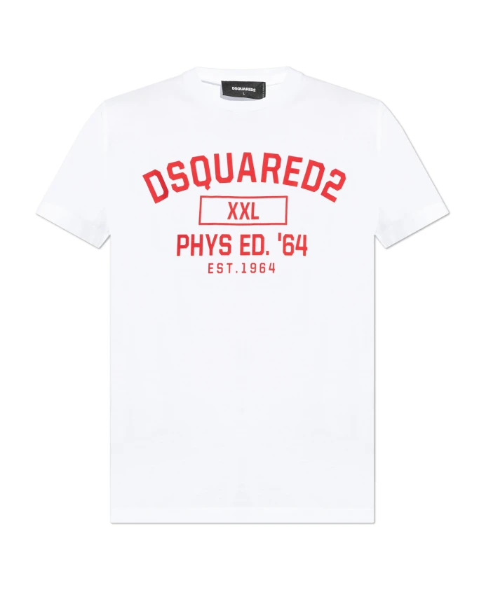 

Футболка с логотипом Dsquared2, белый