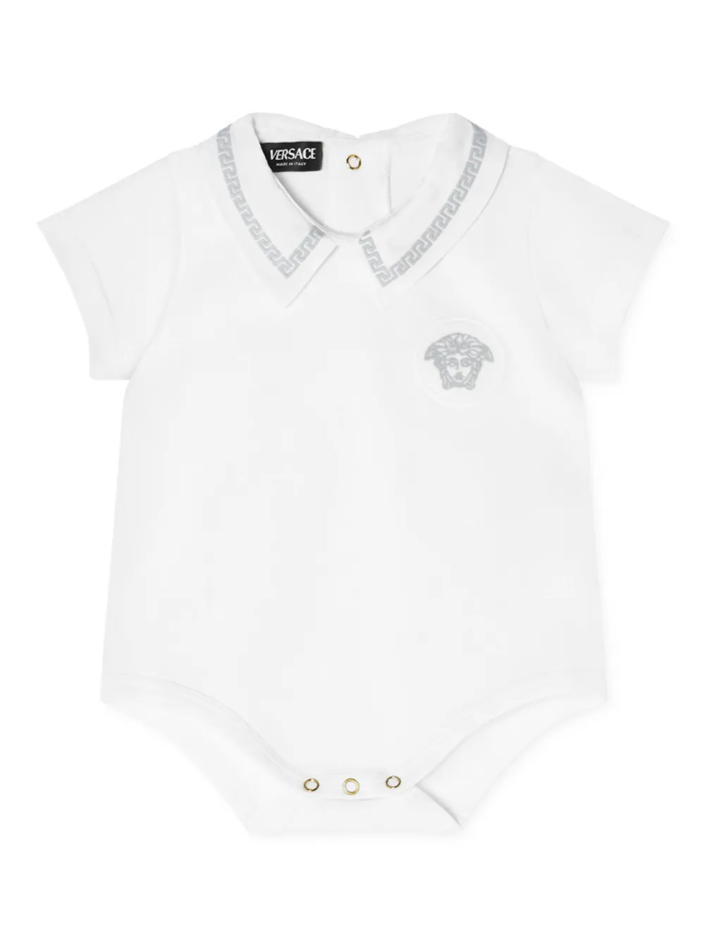 

Боди с аппликацией Medusa Versace Kids, белый