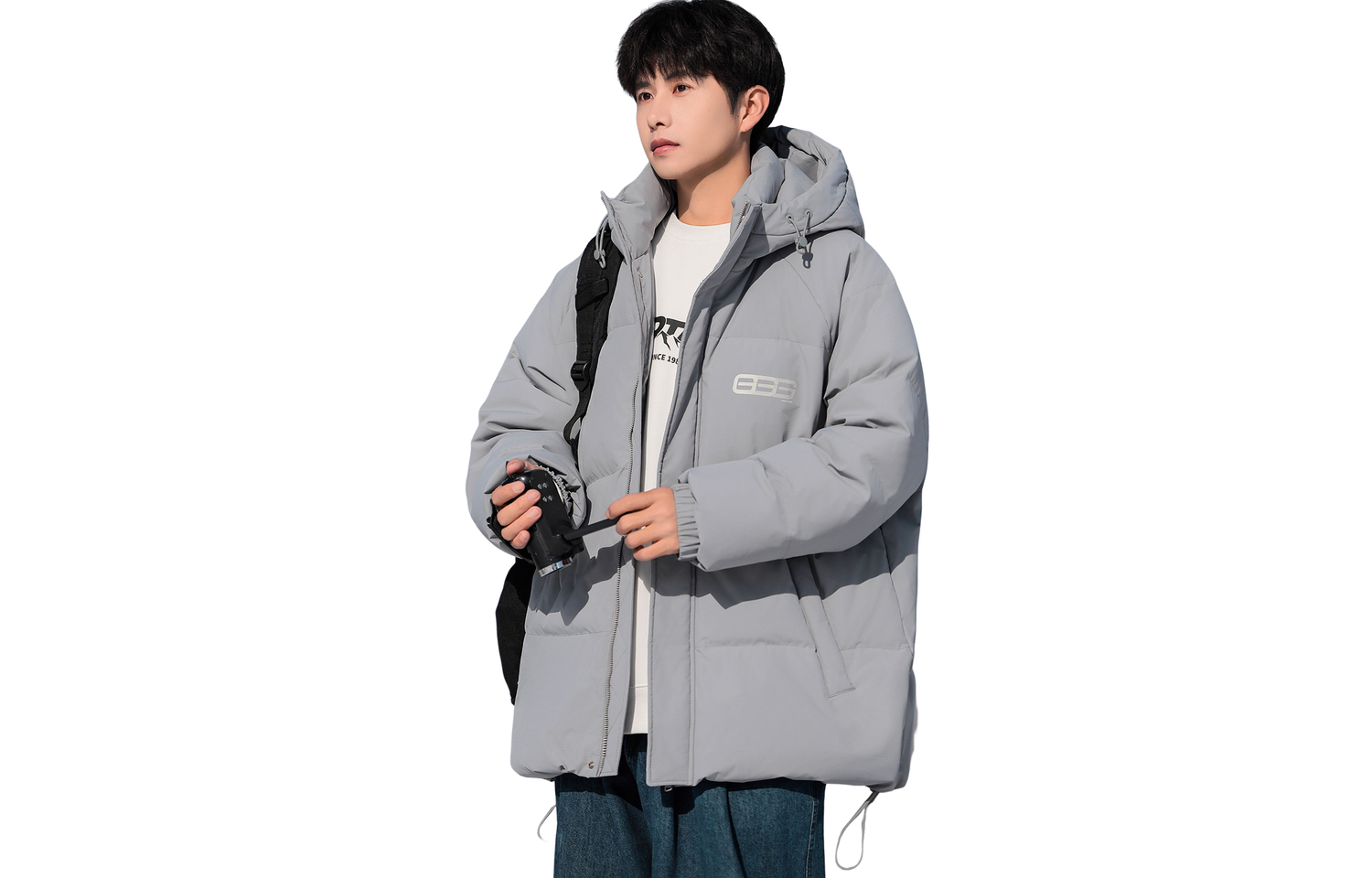 

WARRIOR Пуховик Huichao Wings Collection Унисекс, Gray[Cropped]