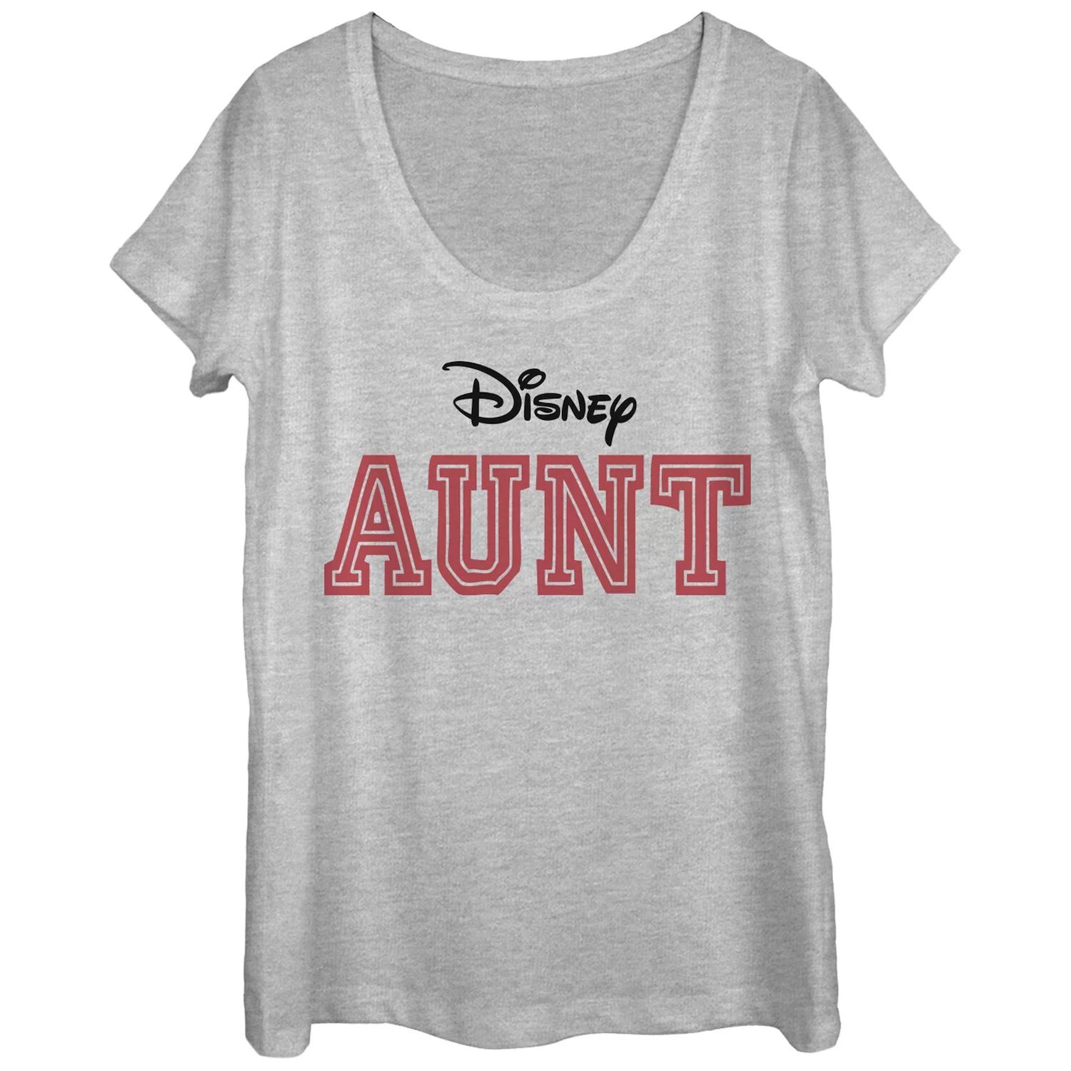 

Футболка с овальным вырезом и рисунком Disney's Juniors' Aunt Licensed Character