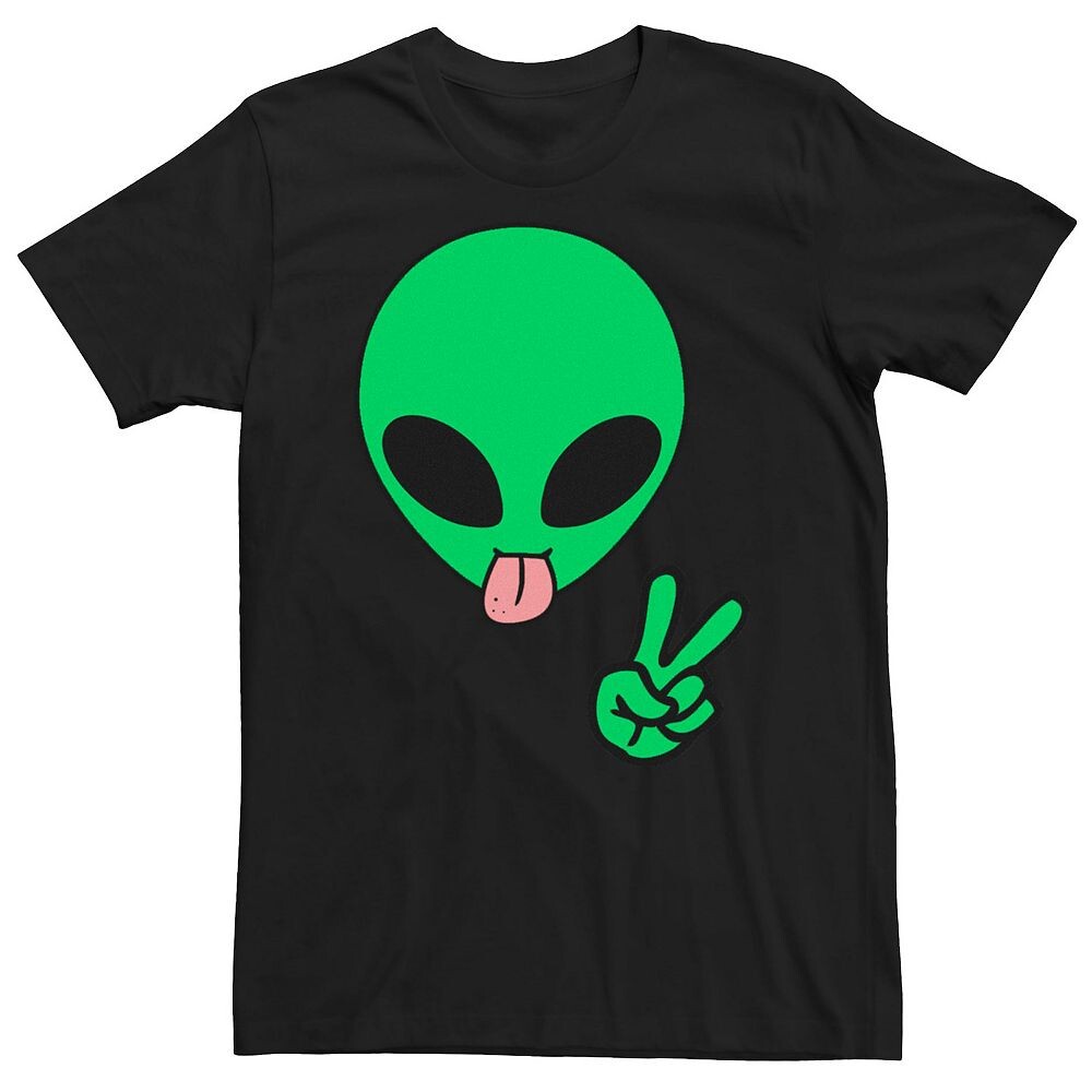

Мужская футболка с рисунком Aliens Peace Licensed Character, черный