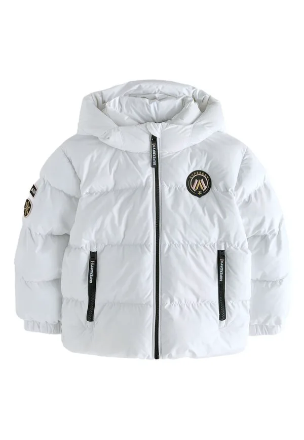 Зимняя спортивная куртка-пуховик стандартного кроя Superdry & Co, White