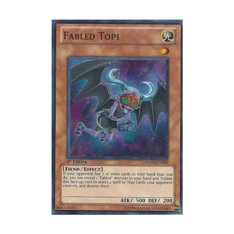 

CCG Легендарный Топи (Супер Редкий), Yu-Gi-Oh - Hidden Arsenal 3 - Singles