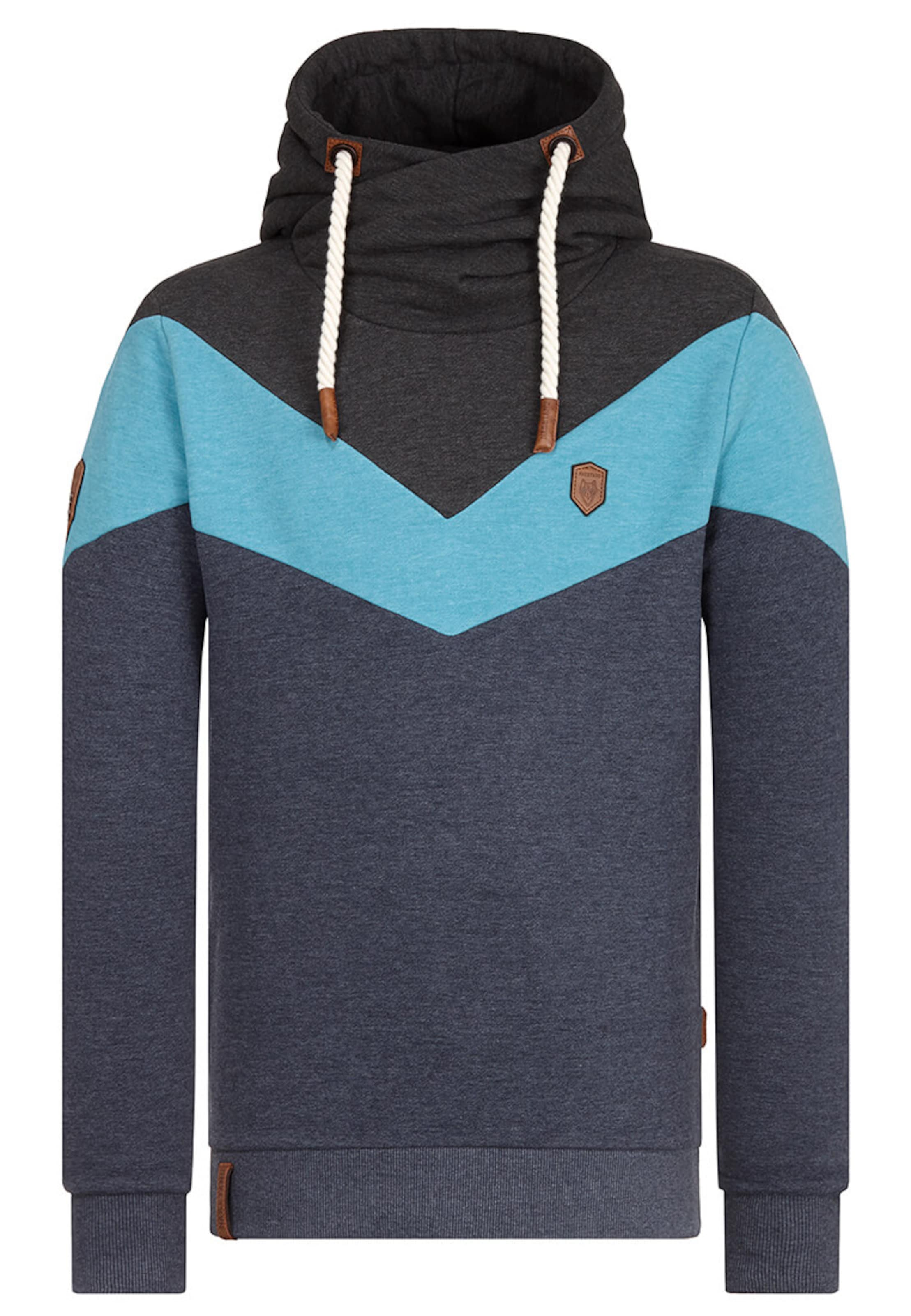 

Naketano Толстовка в цвете аква, мраморный синий