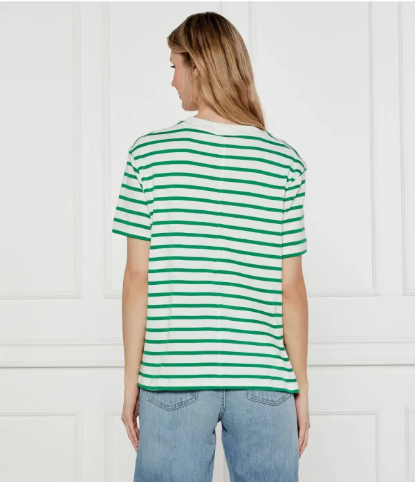 Футболка современная Коди Loose fit Tommy Hilfiger, бежевый — фото 3