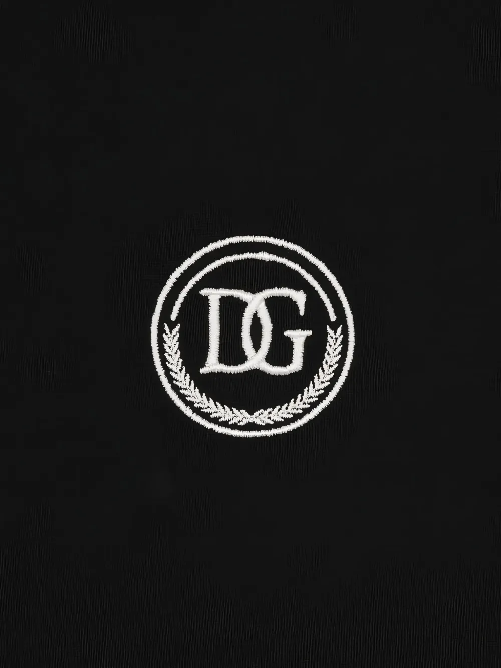 Футболка с вышитым логотипом DOLCE & GABBANA, черный — фото 3