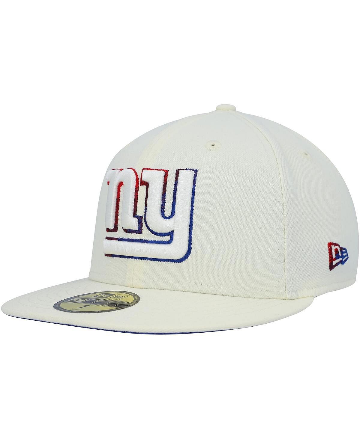 

Мужская кремовая приталенная шляпа New York Giants Chrome Dim 59FIFTY New Era