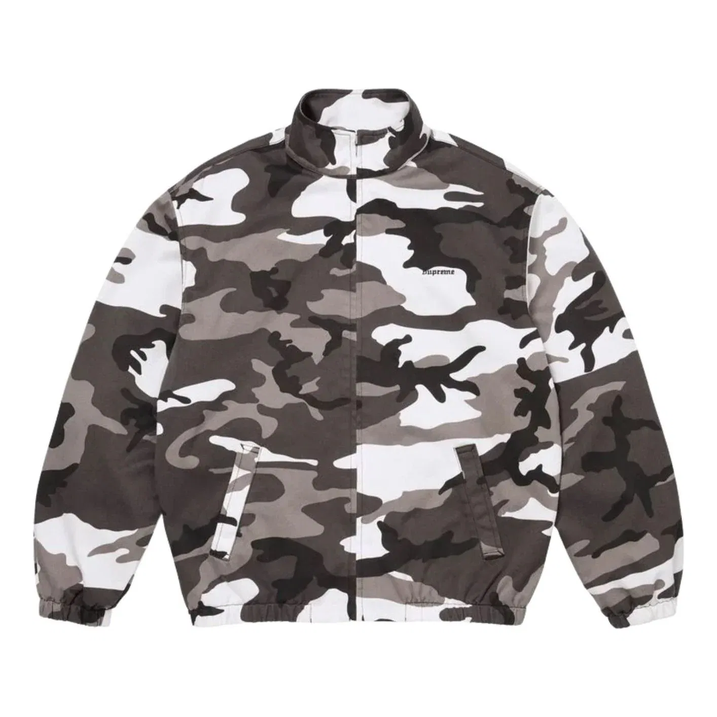 Куртка Supreme SS26 Harrington Jacket 'Snow Camo' SUP-SS26-268-SMO, белый
