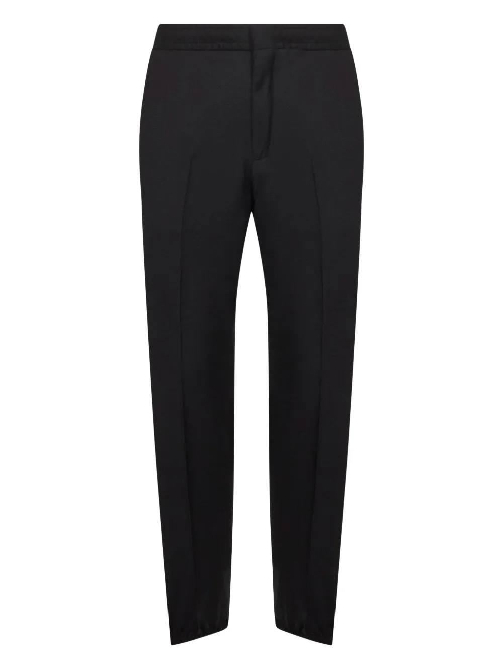 

Прямые брюки с эластичным поясом Zegna, черный