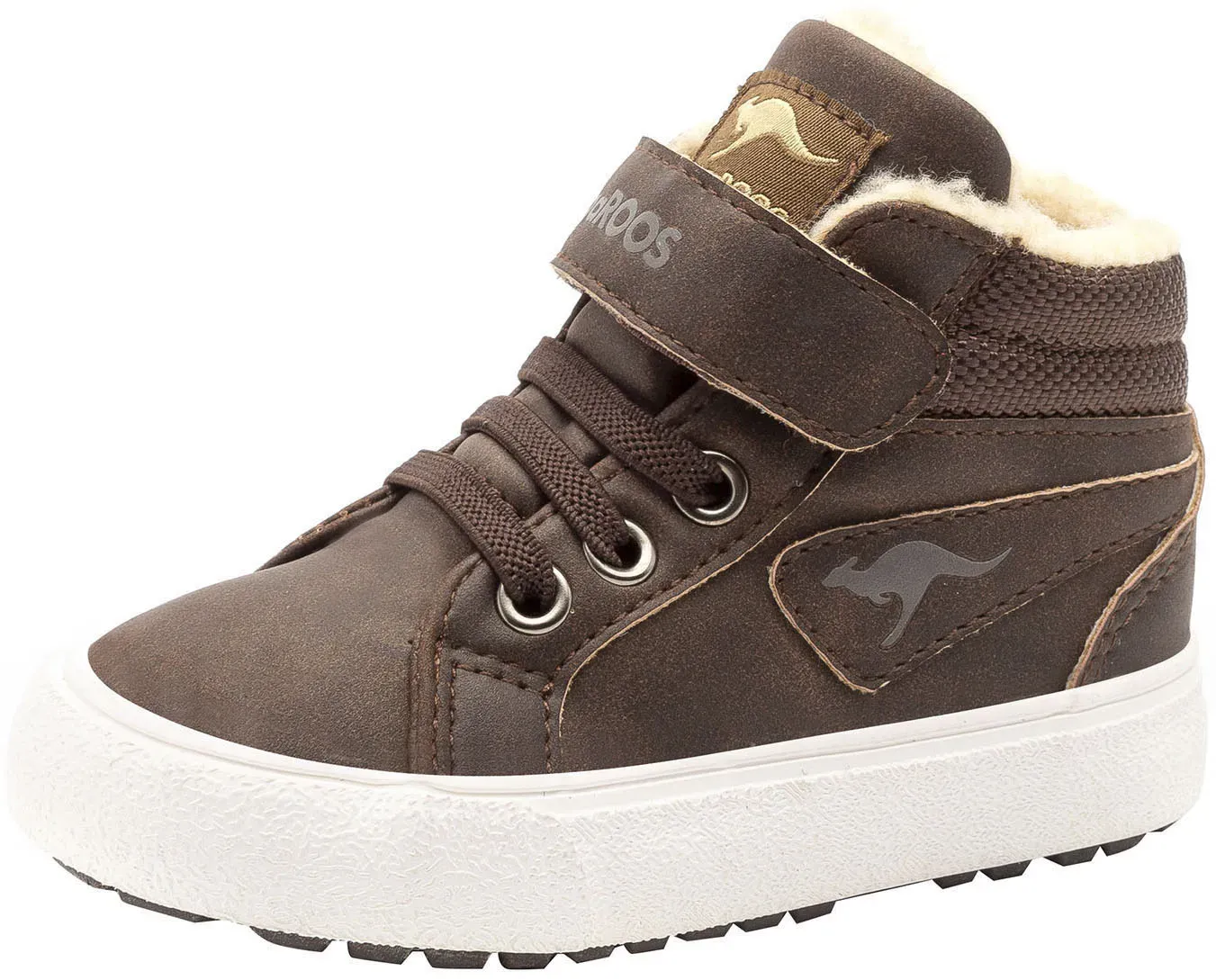 

Кроссовки KangaROOS "Kavu III", теплая подкладка, коричневый