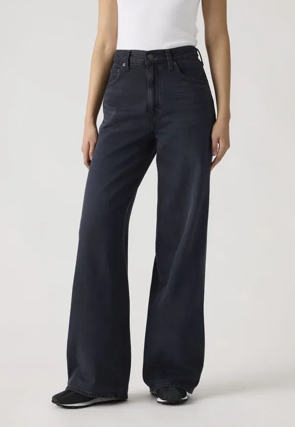 Джинсы Levi'S, модель Cinch wide leg, темный юмор