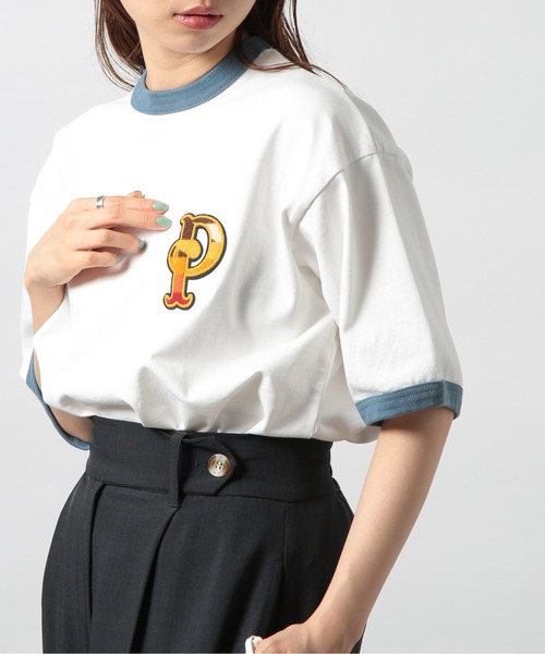 

Футболка с короткими рукавами, нашивка "PENDLETON", унисекс, белый