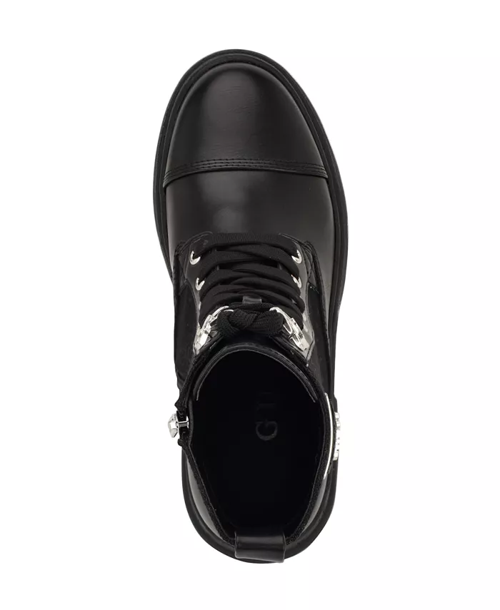Женские ботинки Yarini Platform Lug Combat Guess, черный — фото 4