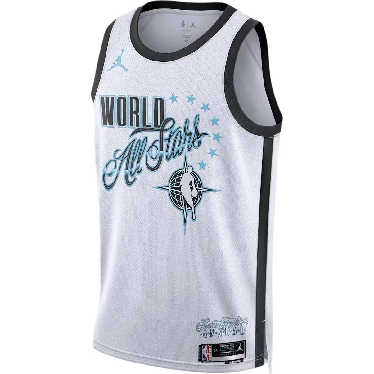 Майка баскетбольная NBA ALL STAR Shai Gilgeous Alexander 2026 Swingman мужская Jordan, White