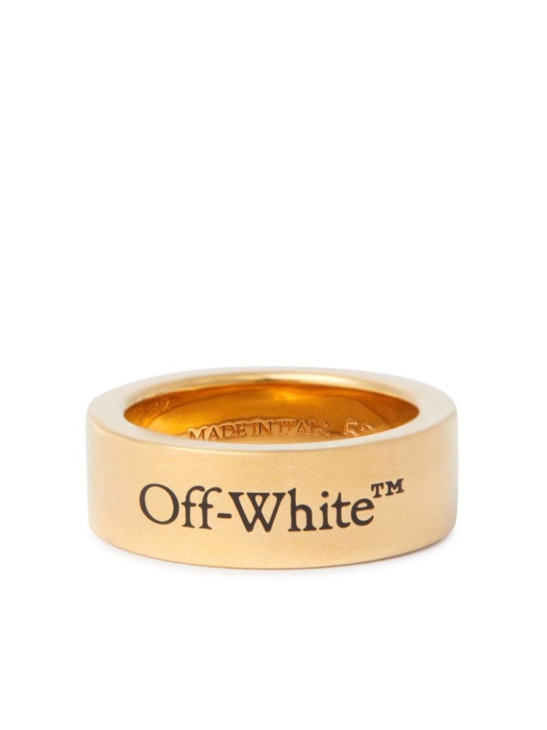 

Кольцо с логотипом Off-White, золотой