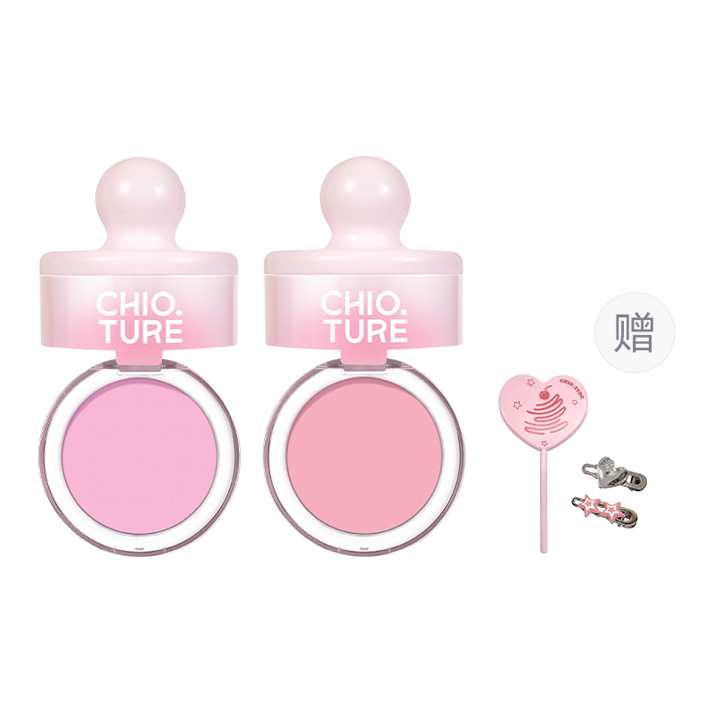 Тонирующая пудра Chioture Can Blush Powder 01 Кислородный белый персик — фото 2