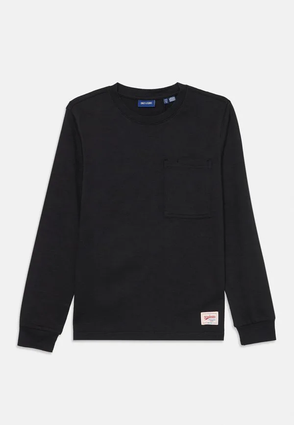 Футболка с длинными рукавами и логотипом osjmackey Only & Sons Junior, Jet Black
